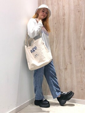 WEGOさんの「WEGO/ボリュームソールスニーカー」を使ったコーディネート