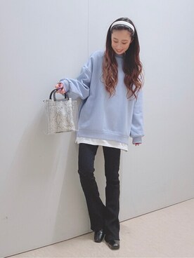 WEGOさんの「WEGO/エナメルワイドカチューシャ」を使ったコーディネート