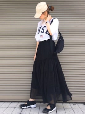 「NIKE(ナイキ)のアイテム(バッグ)」を使った、chikaさん(レディース・162cm)の春コーディネート