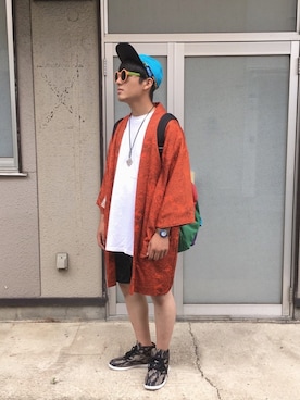 「NIKE(ナイキ)のアイテム(アナログ腕時計)」を使った、ことりの昭和ちゃん ✅さん(メンズ・167cm)の夏コーディネート