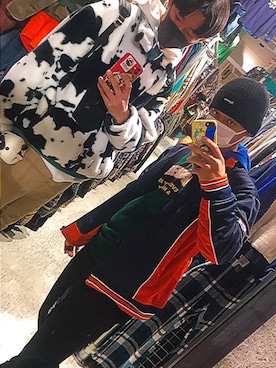 「Y-3(ワイスリー)のアイテム(その他)」を使った、ogitaku1018さん(メンズ・161cm)の冬コーディネート