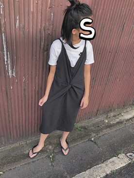 「NIKE(ナイキ)のアイテム(Tシャツ/カットソー)」を使った、S★Kさん(キッズ・145cm)の秋コーディネート