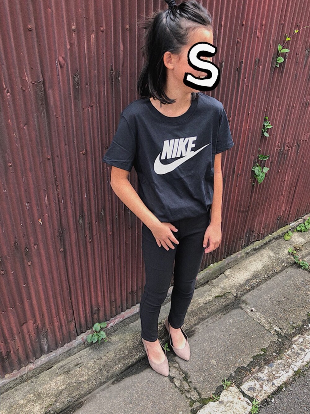 S★Kさんの「【NIKE】Essential T-shirt（NIKE）」を使ったコーディネートの1枚目の写真