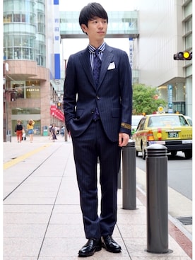 OHBUCHI TAKUYAさん(メンズ・170cm)の秋コーディネート