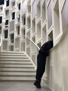 「NIKE(ナイキ)のアイテム(チノパンツ)」を使った、Old_Bengさん(レディース・160cm)の春コーディネート