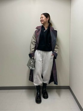 「NIKE(ナイキ)のアイテム(パンツ)」を使った、ROSE BUD STAFFさん(レディース・162cm)の冬コーディネート