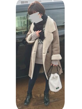mayuさん(レディース・160cm)の冬コーディネート