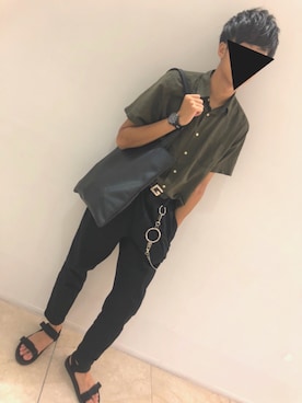 「NIKE(ナイキ)のアイテム(アナログ腕時計)」を使った、haya_10さん(メンズ・179cm)の夏コーディネート