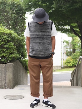 「NIKE(ナイキ)のアイテム(シューズ)」を使った、ぼんじりさん(メンズ・179cm)の夏コーディネート