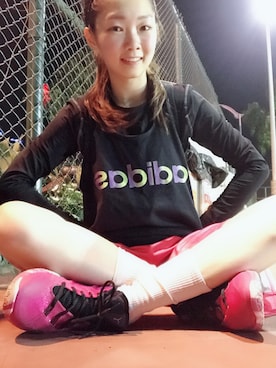 「NIKE(ナイキ)のアイテム(タイツ/ストッキング)」を使った、Alleyさん(レディース・161cm)の春コーディネート