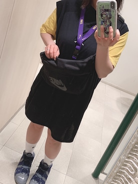 「NIKE(ナイキ)のアイテム(財布/小物)」を使った、にゃむにゃむあゆたむさん(レディース・163cm)の春コーディネート