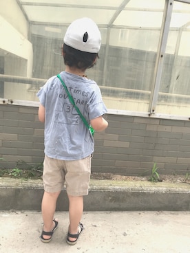 「NIKE(ナイキ)のアイテム(帽子)」を使った、♥Anan♥さん(キッズ・100cm)の夏コーディネート