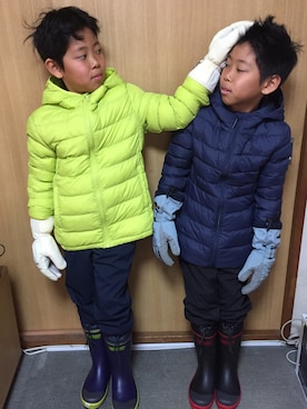「NIKE(ナイキ)のアイテム(手袋)」を使った、いしはら まゆこさん(レディース・159cm)の冬コーディネート