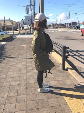 「NIKE(ナイキ)のアイテム(ボディバッグ/ウエストポーチ)」を使った、chiichanさん(レディース・157cm・30代)の秋コーディネート