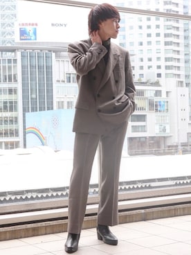 SiN.さん(メンズ・170cm)の冬コーディネート