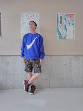 「NIKE(ナイキ)のアイテム(ナイロンジャケット)」を使った、BOSS.Buckyさん(メンズ・169cm・30代)の秋コーディネート