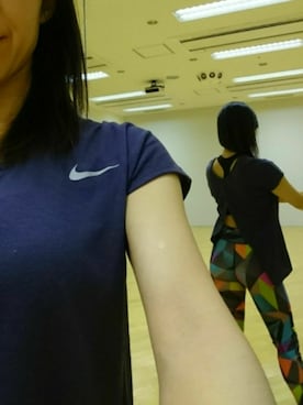 「NIKE(ナイキ)のアイテム(その他アンダーウェア/インナー)」を使った、Miho Watanabeさん(レディース・150cm)の冬コーディネート