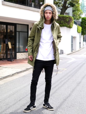 Revo.さん(メンズ・182cm)の冬コーディネート