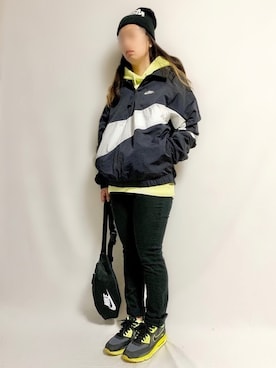 「NIKE(ナイキ)のアイテム(バッグ)」を使った、🌷𝒚𝒖𝒖𝒓𝒊.🌷さん(レディース・150cm)の冬コーディネート