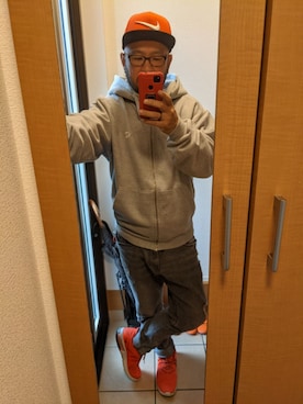 「NIKE(ナイキ)のアイテム(キャップ)」を使った、YOSAKU☆TEEさん(メンズ・170cm・40代)の春コーディネート
