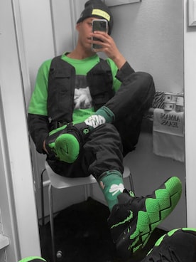 「NIKE(ナイキ)のアイテム(レッグウェア)」を使った、"nicholas"さん(メンズ・187cm・20代)の春コーディネート