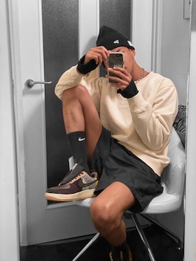 「NIKE(ナイキ)のアイテム(レッグウェア)」を使った、"nicholas"さん(メンズ・187cm・20代)の春コーディネート