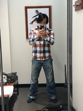 「NIKE(ナイキ)のアイテム(その他)」を使った、たかせさん(メンズ・175cm・40代)の秋コーディネート