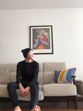 「NIKE(ナイキ)のアイテム(スラックス)」を使った、ようさんさん(メンズ・170cm・40代)の冬コーディネート