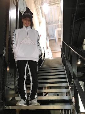kazuya muraiさんの「DankeSchon/ダンケシェーン/Color Sweat Pants（DANKE SCHON | ダンケシェーン）」を使ったコーディネート
