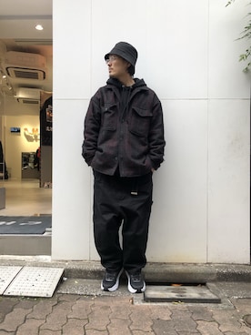 kazuya muraiさんの「WHITELAND/ホワイトランド/HAT（WHITELAND | ホワイトランド）」を使ったコーディネート