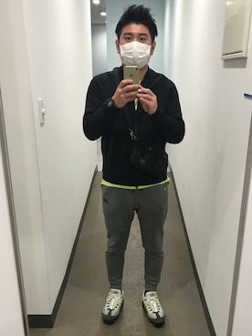 「NIKE(ナイキ)のアイテム(ブルゾン)」を使った、TIMさん(メンズ・174cm・30代)の冬コーディネート
