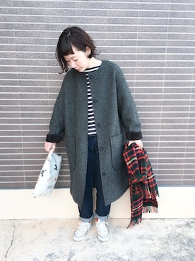 とんとんさんの（TEMBEA | テンベア）を使ったコーディネート
