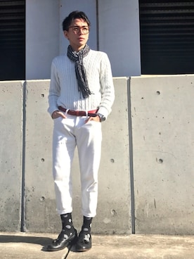 むふぁささん(メンズ・171cm)の冬コーディネート