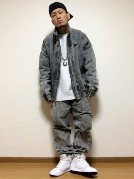「NIKE(ナイキ)のアイテム(デニムジャケット)」を使った、keitaman_7さん(メンズ・168cm)の秋コーディネート