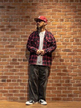 「schott(ショット)のアイテム(ネックレス)」を使った、matsuokaさん(メンズ・170cm)の春コーディネート
