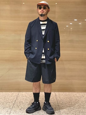 「NIKE(ナイキ)のアイテム(キャップ)」を使った、Yoshihito Hayashiさん(メンズ・170cm・30代)の春コーディネート
