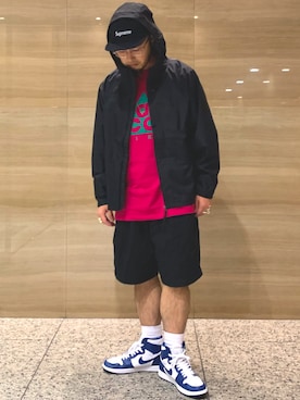 「NIKE(ナイキ)のアイテム(トップス)」を使った、Yoshihito Hayashiさん(メンズ・170cm・40代)の夏コーディネート