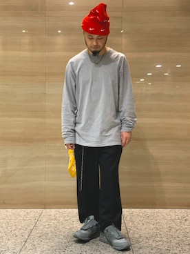 「NIKE(ナイキ)のアイテム(帽子)」を使った、Yoshihito Hayashiさん(メンズ・170cm・40代)の秋コーディネート