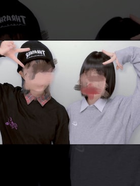 「NIKE(ナイキ)のアイテム(スウェット)」を使った、manaさん(レディース・150cm)の秋コーディネート