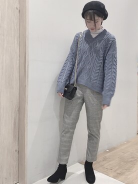 Ami◡̈さん(レディース・163cm)の冬コーディネート