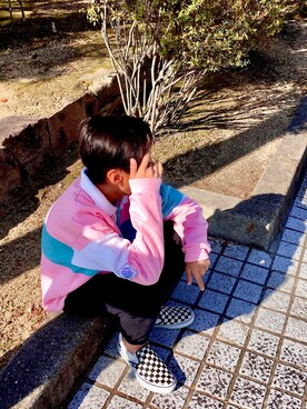 「NIKE(ナイキ)のアイテム(スウェット)」を使った、asterismさん(メンズ・150cm)の秋コーディネート
