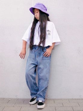 花音さん(キッズ・128cm)の夏コーディネート
