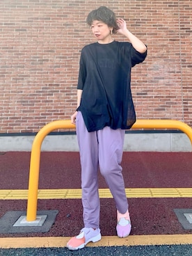 「NIKE(ナイキ)のアイテム」を使った、☺︎さいとを☺︎さん(レディース・174cm・30代)の春コーディネート