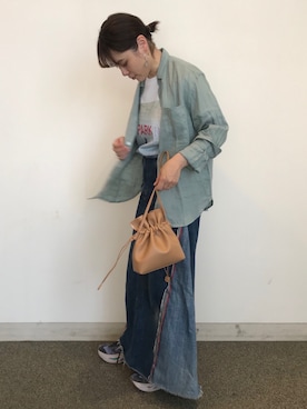 「NIKE(ナイキ)のアイテム(スニーカー)」を使った、ℍ 𝔸 𝕄 𝔸さん(レディース・161cm・30代)の春コーディネート