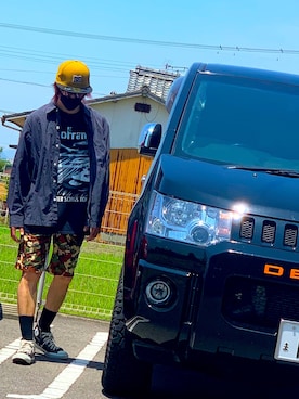 「BENNY(ベニー)のアイテム」を使った、Ziiさん(メンズ・168cm)の夏コーディネート