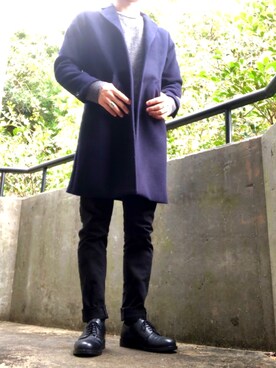 カズさん(メンズ・174cm)の冬コーディネート