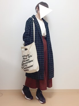 長谷川さんの「インスタポンプ フューリー OG Reebok CLASSIC（リーボック　クラシック）（Reebok | リーボック）」を使ったコーディネート