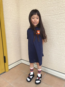 ar3113さんの「THE NORTH FACE ザノースフェイス 【K】G S/S Onepiece Tee NTG32147（THE NORTH FACE | ザノースフェイス）」を使ったコーディネート