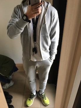 「NIKE(ナイキ)のアイテム(アクセサリー)」を使った、ヤスエモンさん(メンズ・173cm・30代)の秋コーディネート