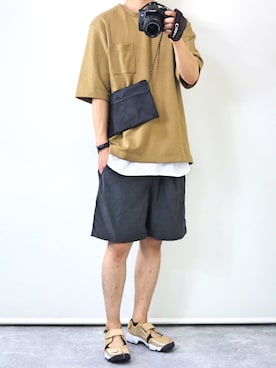 「NIKE(ナイキ)のアイテム(水着/着物・浴衣)」を使った、gakuさん(メンズ・173cm)の夏コーディネート